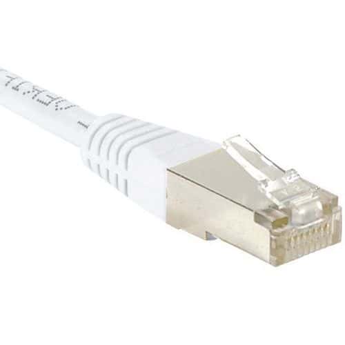 Cordon RJ45 Budget catégorie 6 F/UTP blanc - 25 m