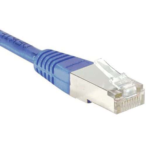 Cordon RJ45 Budget catégorie 6 F/UTP bleu - 25 m