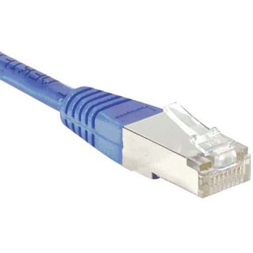 Cordon RJ45 Budget catégorie 6 F/UTP bleu - 50 m