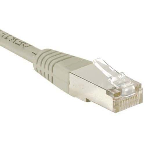 Cordon RJ45 Budget catégorie 6 F/UTP gris - 1 m