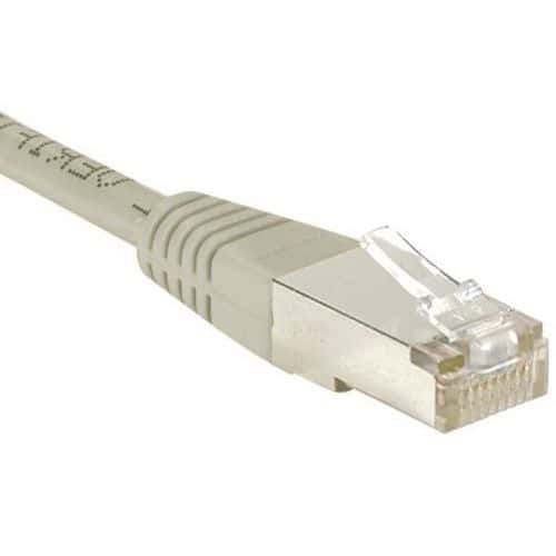 Cordon RJ45 Budget catégorie 6 F/UTP gris - 5 m