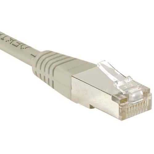 Cordon RJ45 Budget catégorie 6 F/UTP gris - 7 m