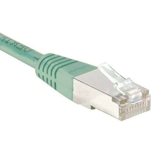 Cordon RJ45 Budget catégorie 6 F/UTP vert - 1 m