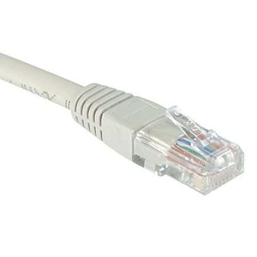 Cordon RJ45 Budget catégorie 6 U/UTP gris - 3 m