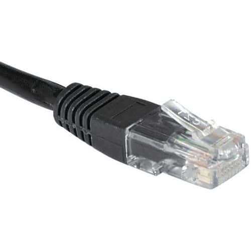 Cordon RJ45 Budget catégorie 6 U/UTP noir - 15 m