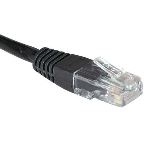 Cordon RJ45 Budget catégorie 6 U/UTP noir - 3 m