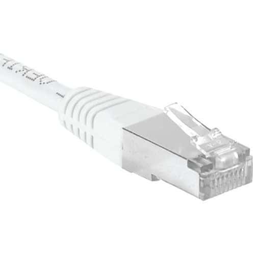 Cordon RJ45 catégorie 6A F/UTP blanc - 3 m