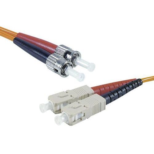 Jarretière duplex 2.0 mm multi OM2 50/125 ST-UPC/ST-UPC 10 m