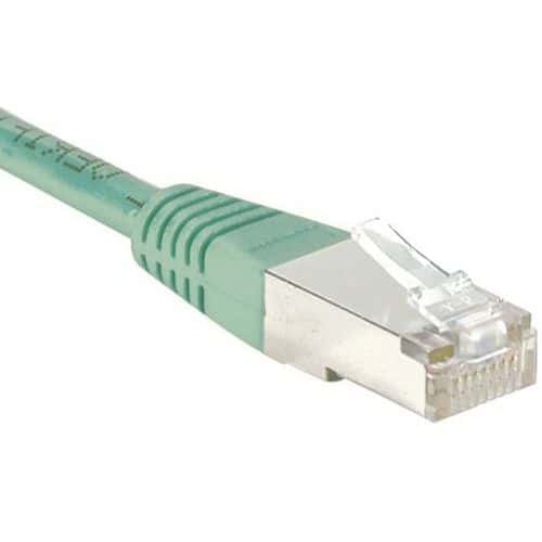 Cordon RJ45 catégorie 6 F/UTP vert - 15 m