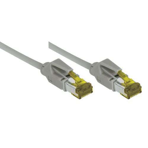 Cordon RJ45 sur câble catégorie 7 S/FTP LSOH gris - 10 m