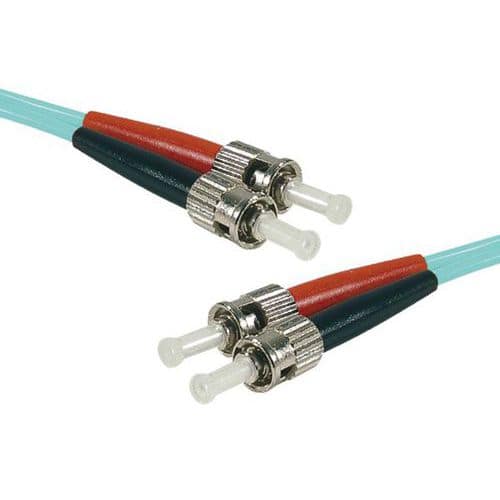 Jarretière duplex 2.0 mm multi OM3 50/125 ST-UPC/ST-UPC 1 m