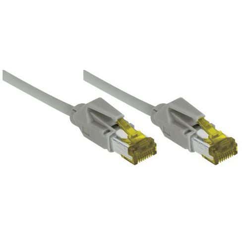 Cordon RJ45 sur câble catégorie 7 S/FTP LSOH gris - 2 m