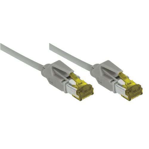 Cordon RJ45 sur câble catégorie 7 S/FTP LSOH gris - 5 m