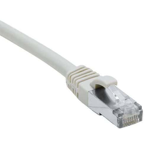 Cordon RJ45 sur câble catégorie 7 S/FTP LSOH gris 2m Dexlan