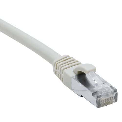 Cordon RJ45 sur câble catégorie 7 S/FTP LSOH gris 5m Dexlan