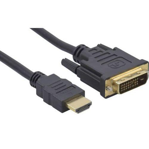 Cordon hdmi a/dvi - 3 m