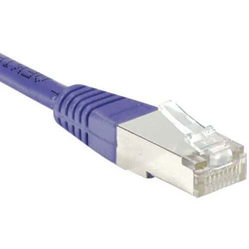 Cordon RJ45 catégorie 6 F/UTP violet - 20 m