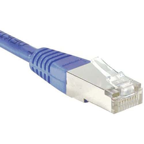 Cordon RJ45 catégorie 6 F/UTP violet - 10 m