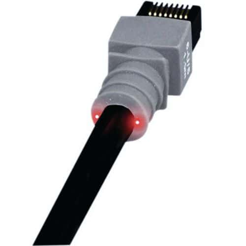 Cordon RJ45 catégorie 6 U/FTP LSOH noir - 2,1 m