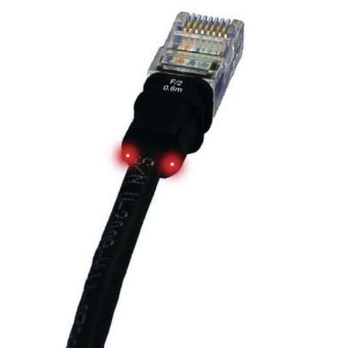 Cordon RJ45 catégorie 5e F/UTP LSOH noir - 1,2 m