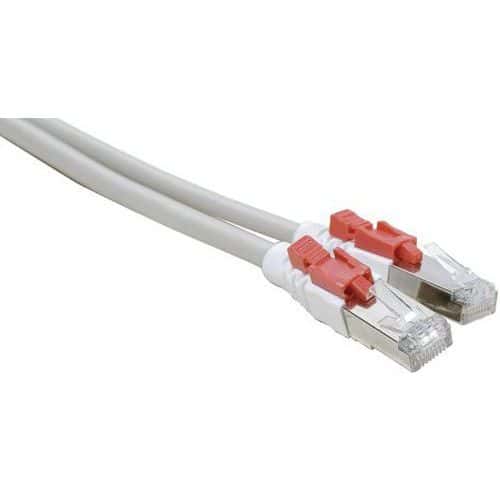 Cordon RJ45 catégorie 6 S/FTP à verrouillage gris - 2 m