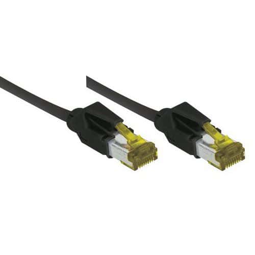 Cordon RJ45 sur câble catégorie 7 S/FTP LSOH snagless 10 m