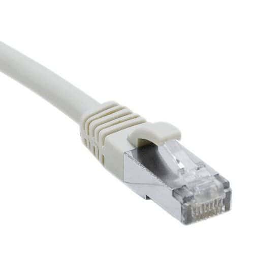 Cordon RJ45 catégorie 6A F/UTP LSOH snagless gris - 20 m