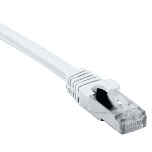 Cordon RJ45 catégorie 6A F/UTP LSOH snagless blanc - 25 m