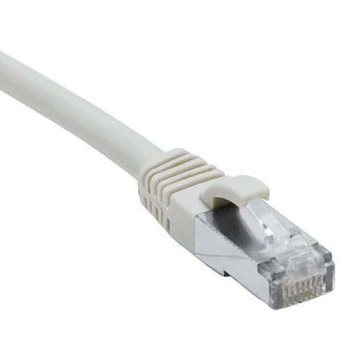 Cordon RJ45 catégorie 6 F/UTP LSOH snagless gris - 25 m