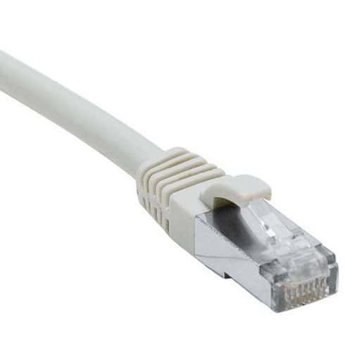 Cordon RJ45 catégorie 6 F/UTP LSOH snagless gris - 30 m