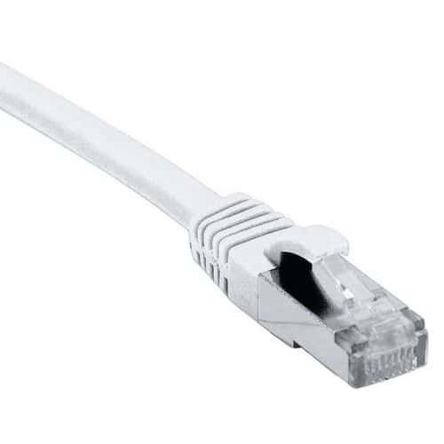 Cordon RJ45 catégorie 6 F/UTP LSOH snagless blanc - 10 m