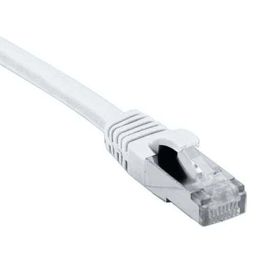 Cordon RJ45 catégorie 6 F/UTP LSOH snagless blanc - 5 m