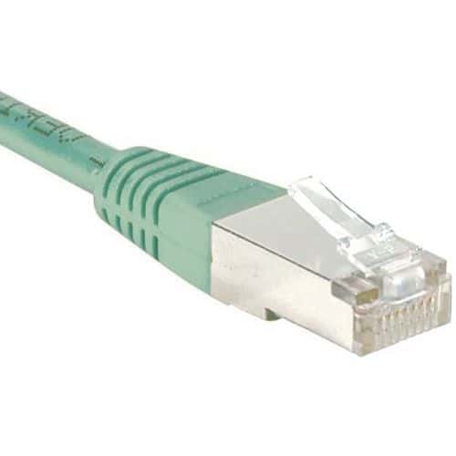 Cordon RJ45 catégorie 6 F/UTP vert - 0,3 m