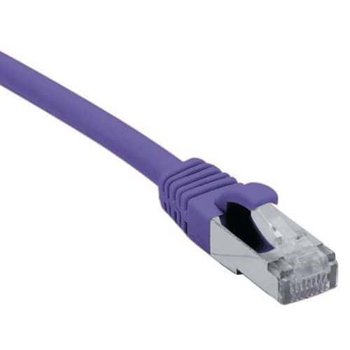 Cordon RJ45 catégorie 6A F/UTP LSOH snagless violet - 1,5 m