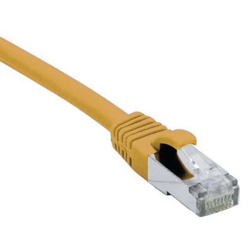 Cordon RJ45 catégorie 6A F/UTP LSOH snagless orange - 0,5 m