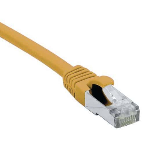 Cordon RJ45 catégorie 6A F/UTP LSOH snagless orange - 10 m