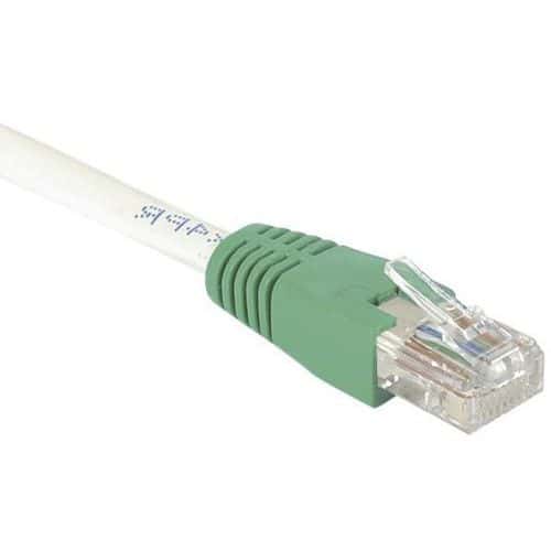 Cordon RJ45 croisé catégorie 6 S/FTP gris - 10 m