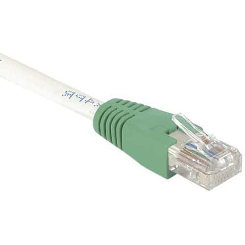 Cordon RJ45 croisé catégorie 6 S/FTP gris - 3 m