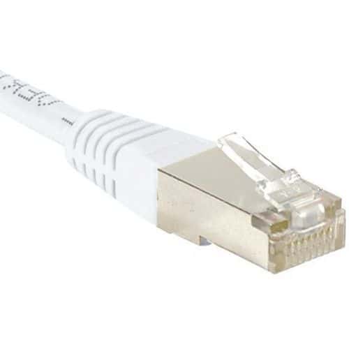 Cordon RJ45 catégorie 6 S/FTP blanc - 15 m