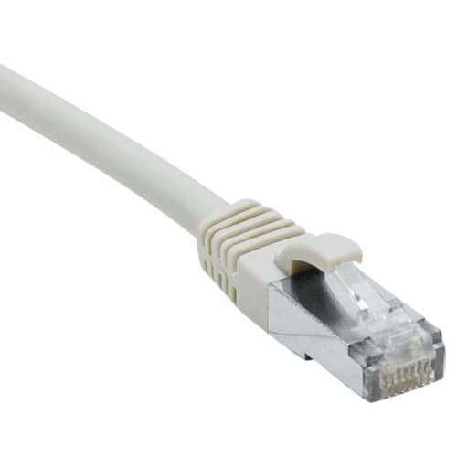 Cordon RJ45 catégorie 6 S/FTP LSOH snagless gris - 2 m