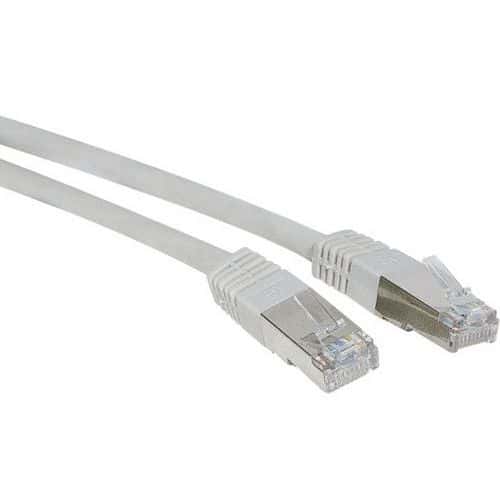 Cordon RJ45 catégorie 6A S/FTP gris - 30 m