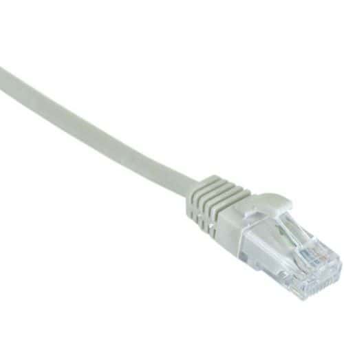 Cordon RJ45 catégorie 6A U/UTP snagless gris - 2 m