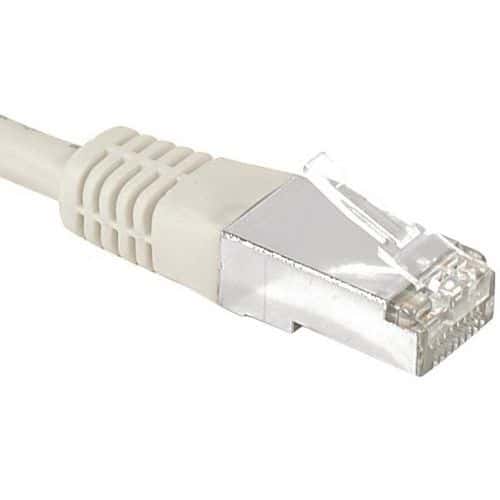 Cordon RJ45 catégorie 6A F/UTP gris - 30 m