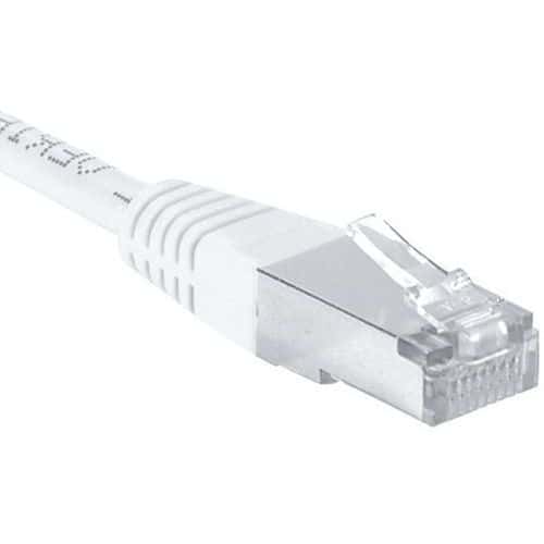 Cordon RJ45 catégorie 6A F/UTP noir - 25 m