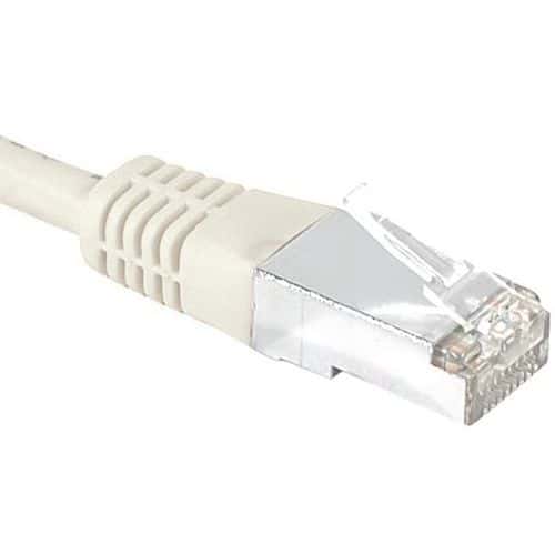 Cordon RJ45 catégorie 6A S/FTP gris - 20 m