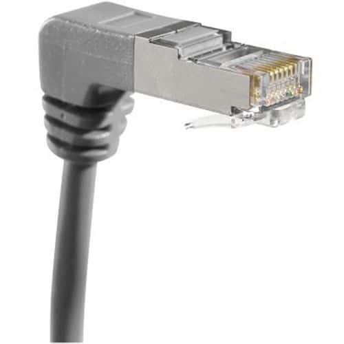 Cordon RJ45 catégorie 6A S/FTP POE gris - 3 m