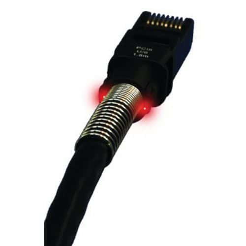 Cordon RJ45 catégorie 6A U/FTP LSOH noir - 12,2 m