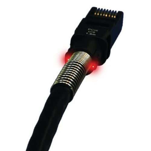 Cordon RJ45 catégorie 6A U/FTP LSOH noir - 9,7 m