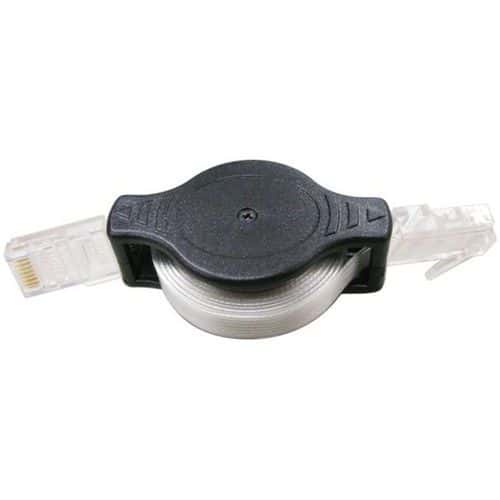 Cordon telephonie RJ-45 retractable 1,5 m