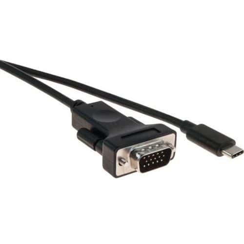 Cordon usb 3.1 type c vers vga - 1,80m